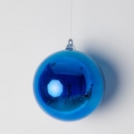 Vánoční koule modrá 25cm