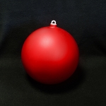 Vánoční koule červená matná 20cm 