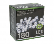 Vánoční LED řetěz stále-svítící 180 LED/13,5m venkovní/vnitřní, studená bílá