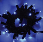 LED řetěz HIGH-PROFI 40 LED/5m prodloužitelný modrý