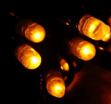 MAXILEB-LED - světelný řetěz 20m/200 LED žlutých