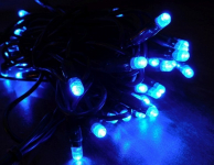 MAXILEB-LED - světelný řetěz 20m/200 LED modrých