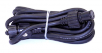 HIGH-PROFI prodlužovací kabel 230V 3m černý pro LED světelné řetězy