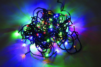 Vánoční LED řetěz stále-svítící 80 LED/6m venkovní/vnitřní, multicolor