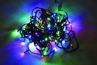 Vánoční LED řetěz na baterie 48 LED/3,6m multicolor