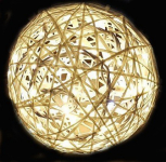 Svítící koule laminátová 40cm